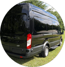 Professional driver operating Sacramento airport shuttle