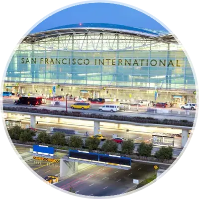 San Francisco International Airport SFO shuttle service from Sacramento