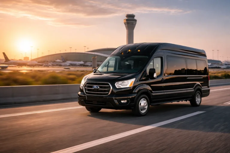 American Canyon airport shuttle van providing direct transportation to SMF SFO OAK and SJC