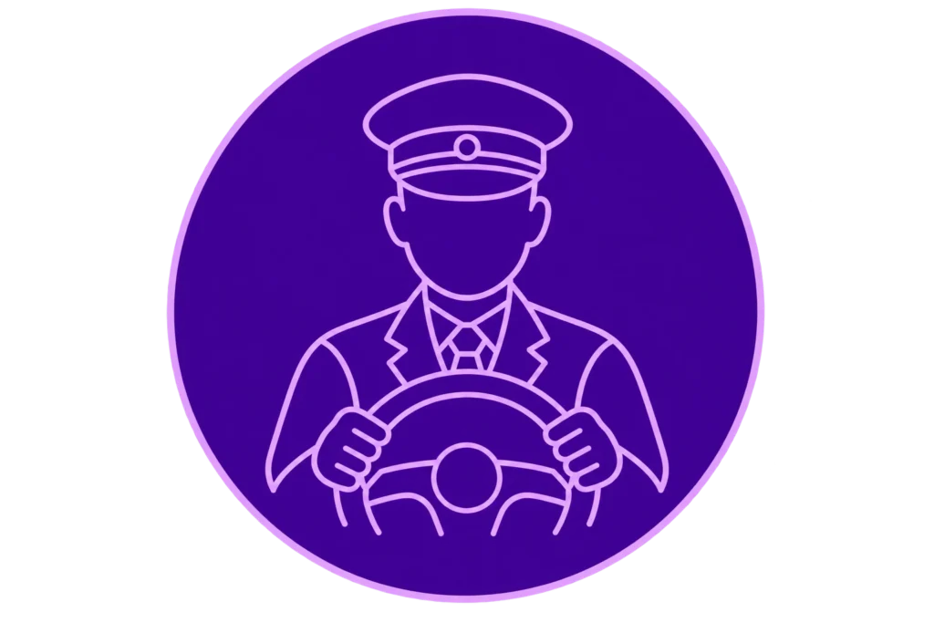 Reliable transfers icon for Vacaville airport shuttle service